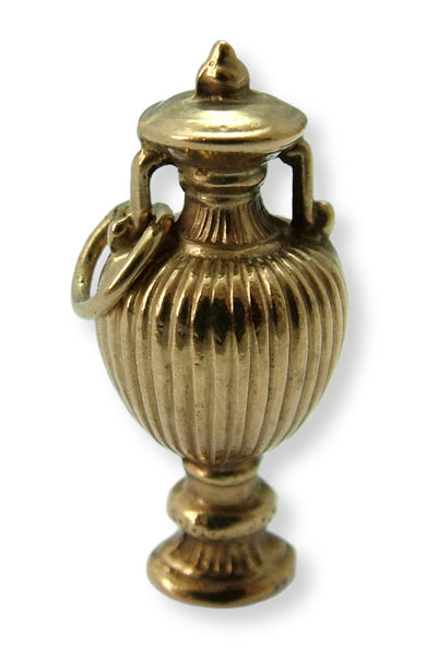 Vintage 1970’s Hollow 9ct Gold Amphora Type Vase Charm HM 1977 Gold Charm - Sandy's Vintage Charms
