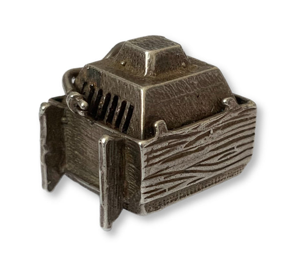 Vintage 1960’s Silver Television Charm Silver Charm - Sandy's Vintage Charms