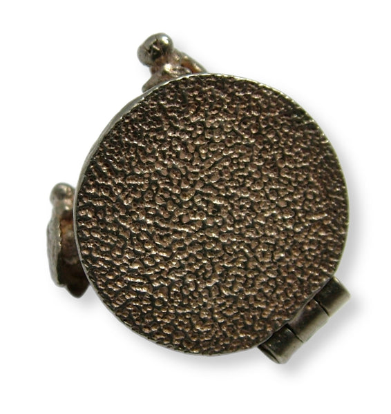 Vintage 1970's Silver Opening Beehive Charm “You Are My Queen” Inside Silver Charm - Sandy's Vintage Charms