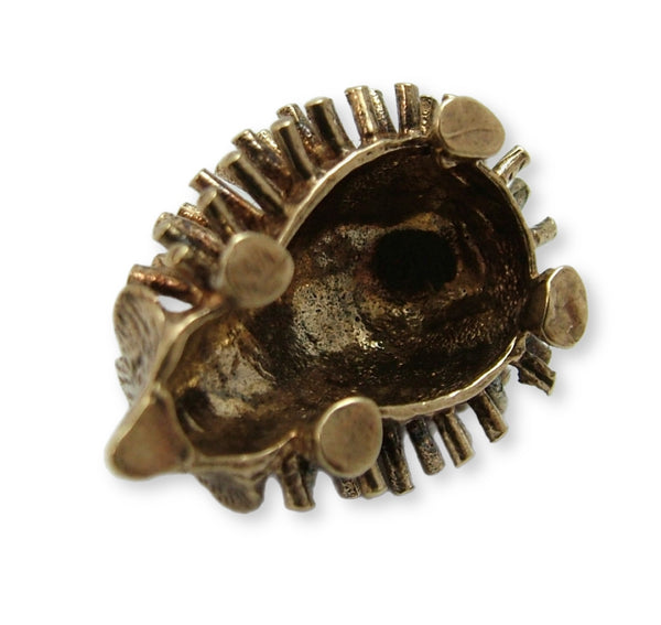 Vintage 1960's 9ct Gold Hedgehog Charm HM 1963 Gold Charm - Sandy's Vintage Charms