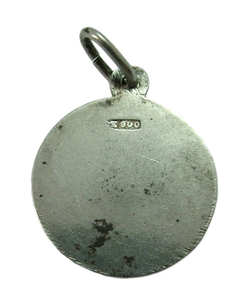 Vintage 1930's Silver & Turquoise Enamel Lucky Star Charm Enamel Charm - Sandy's Vintage Charms