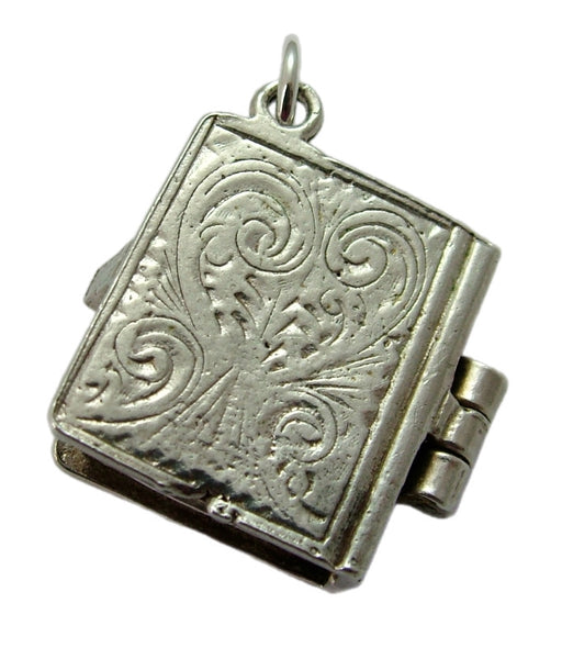 Heavy Vintage 1960's Driving Licence Charm with Paper Inside Silver Charm - Sandy's Vintage Charms