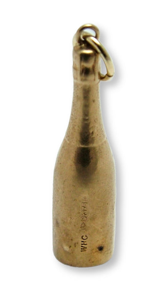 Vintage 1960's 9ct Gold Hollow “Moët et Chandon” Champagne Bottle Charm HM 1961 Gold Charm - Sandy's Vintage Charms