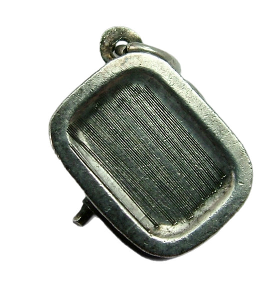 Small Vintage 1950's Portuguese Silver Charm of a Tin of Sardines Silver Charm - Sandy's Vintage Charms