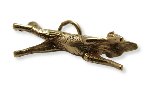 Vintage 1960’s Solid 9ct Gold Running Fox Charm HM 1965 Gold Charm - Sandy's Vintage Charms
