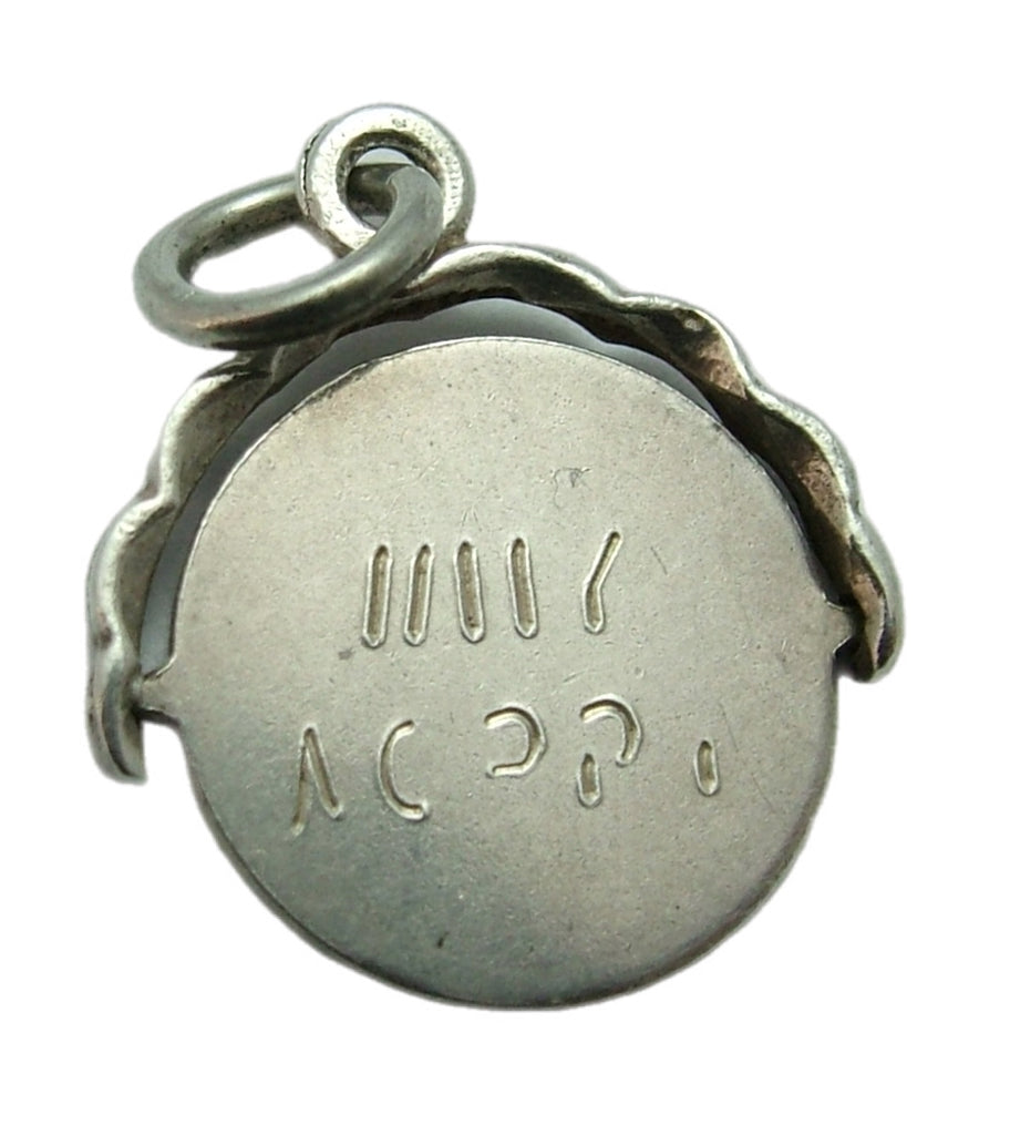 Vintage 1970's Silver “WHY WORRY” Spinner Charm Silver Charm - Sandy's Vintage Charms