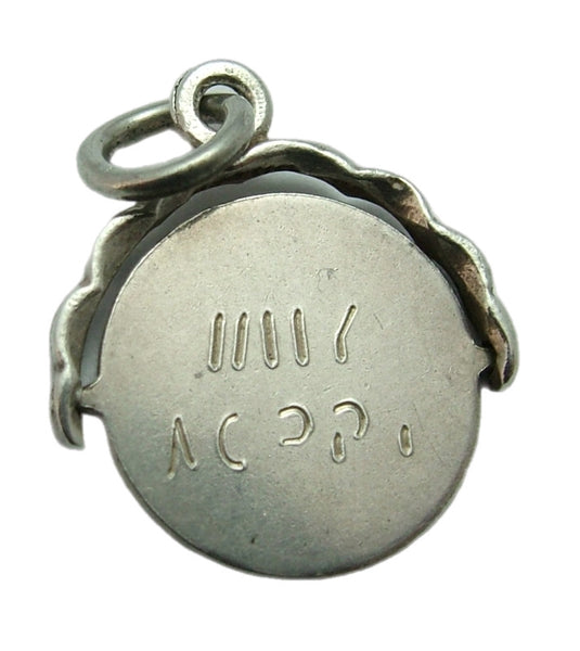 Vintage 1970's Silver “WHY WORRY” Spinner Charm Silver Charm - Sandy's Vintage Charms
