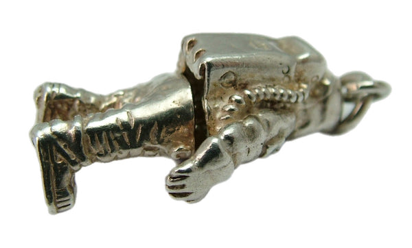 Large Vintage 1970's Nuvo Silver Moving Astronaut Charm Silver Charm - Sandy's Vintage Charms