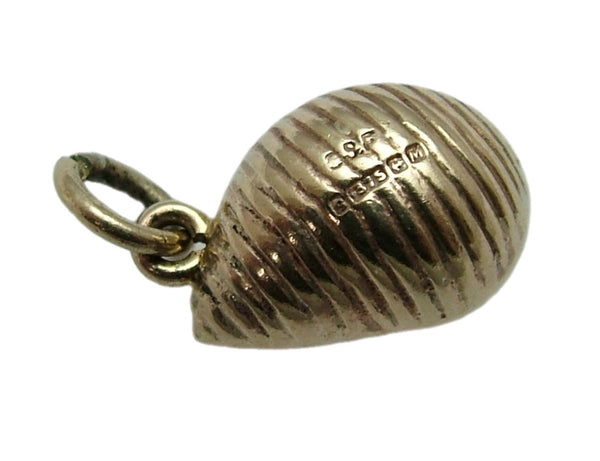 Small Vintage 1960’s 9ct Gold Hollow Periwinkle Shell Charm HM 1961 Gold Charm - Sandy's Vintage Charms