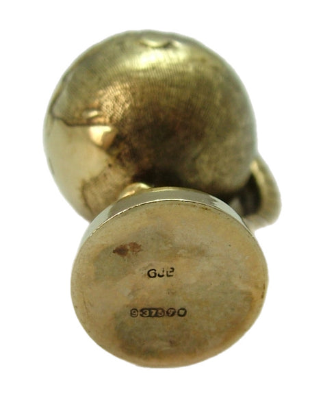 Large Vintage 1960's 9ct Gold Rotating Globe Charm by GJLd HM 1962 Gold Charm - Sandy's Vintage Charms