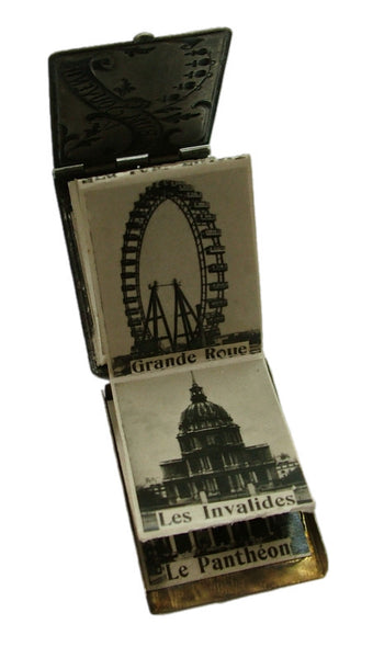 Large Antique Edwardian Fold Out Paris Souvenir Photo Book Charm Antique Charm - Sandy's Vintage Charms