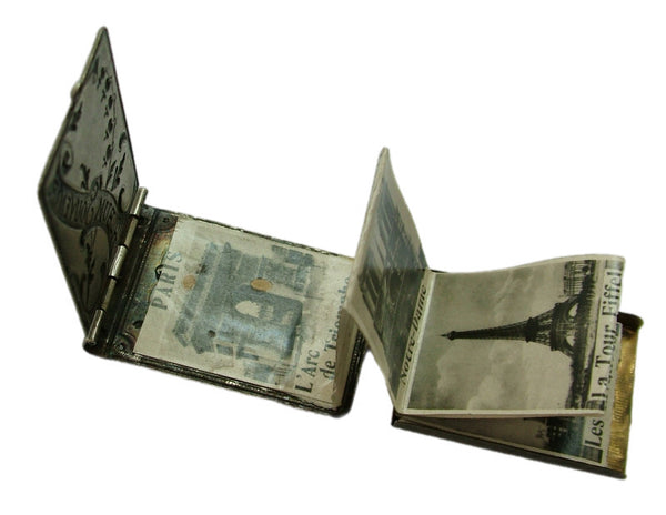 Large Antique Edwardian Fold Out Paris Souvenir Photo Book Charm Antique Charm - Sandy's Vintage Charms