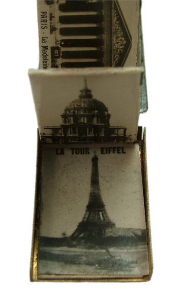 Antique Edwardian Fold Out Photo Paris Souvenir Book Charm Antique Charm - Sandy's Vintage Charms