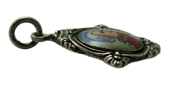 Vintage 1980's Silver & Enamel Mozart Souvenir Charm Enamel Charm - Sandy's Vintage Charms