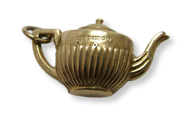 Vintage 1960's Hollow 9ct Gold Teapot Charm HM 1968 Gold Charm - Sandy's Vintage Charms