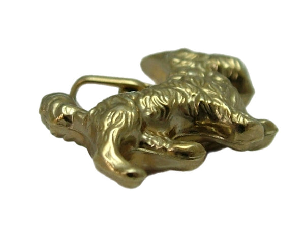 Vintage 1980's 9ct Gold Hollow Scottie Dog Charm Gold Charm - Sandy's Vintage Charms