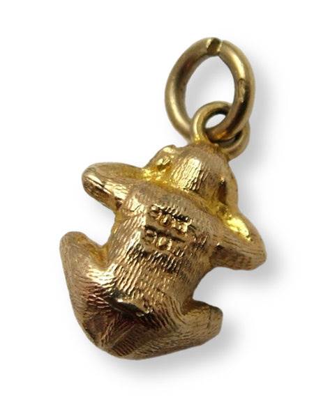 Vintage 1950's Solid 9ct Gold “Hear No Evil” Monkey Charm Gold Charm - Sandy's Vintage Charms