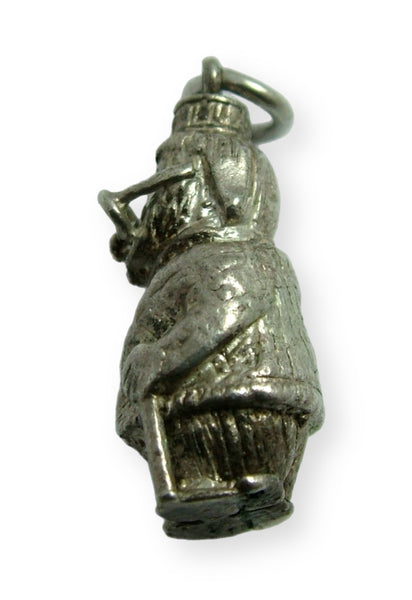 Vintage 1970's Solid Silver Womble Charm Great Uncle Bulgaria HM 1975 Silver Charm - Sandy's Vintage Charms