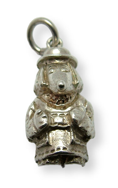 Vintage 1970's Solid Silver Womble Charm Tobermory HM 1974 Silver Charm - Sandy's Vintage Charms