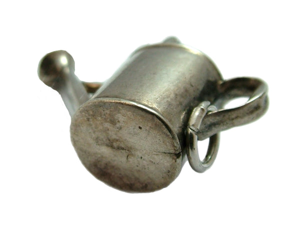 Vintage 1930’s/40's Hollow Silver Watering Can Charm 1920s-1950s Charm - Sandy's Vintage Charms