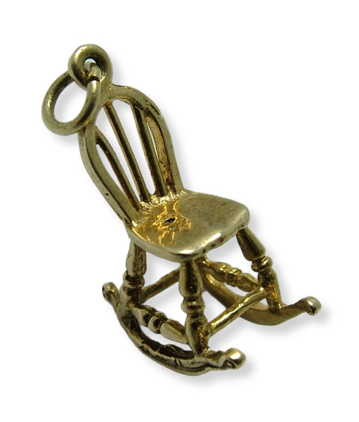 Vintage 1960's 9ct Gold Rocking Chair Charm HM 1966 Gold Charm - Sandy's Vintage Charms