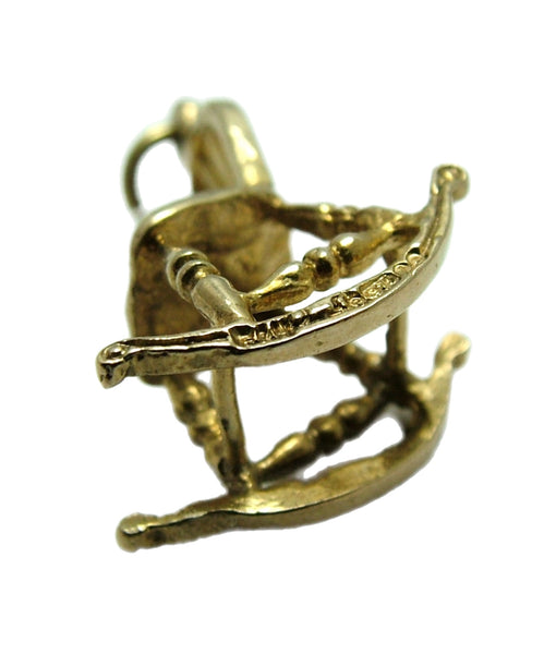 Vintage 1960's 9ct Gold Rocking Chair Charm HM 1966 Gold Charm - Sandy's Vintage Charms