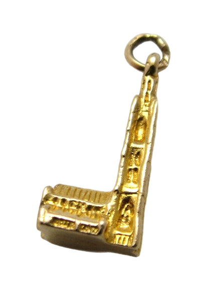 Vintage 1960's Solid 9ct Gold Boston Stump Church Charm HM 1962 Gold Charm - Sandy's Vintage Charms