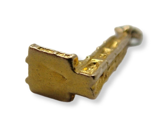 Vintage 1960's Solid 9ct Gold Boston Stump Church Charm HM 1962 Gold Charm - Sandy's Vintage Charms