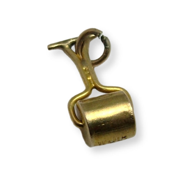 Teeny Tiny Vintage 1940's 9ct Gold Garden Roller Charm HM 1948 Gold Charm - Sandy's Vintage Charms