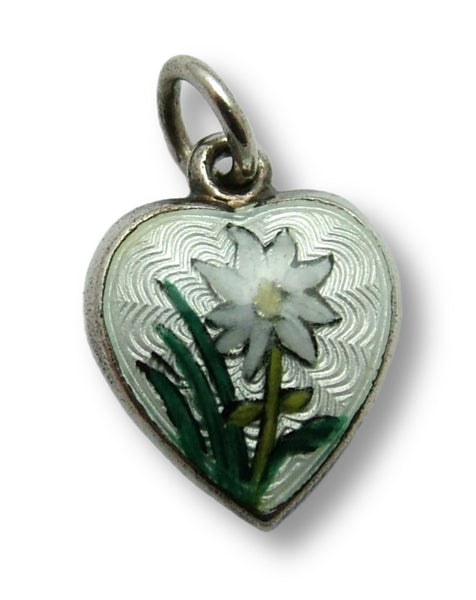 10pc Gold Enamel Flower Charms Daisy Sakura Charms Heart -  in