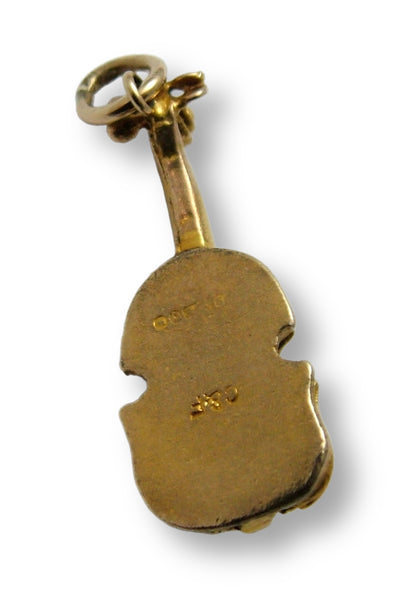 Vintage 1960’s Solid 9ct Gold Violin Charm HM 1969 Gold Charm - Sandy's Vintage Charms