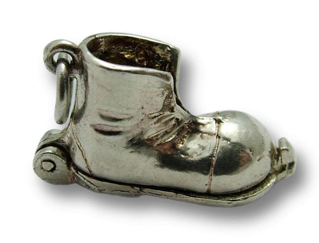 Vintage 1970's Silver Opening Boot Charm Mouse Inside – Sandy's Vintage ...