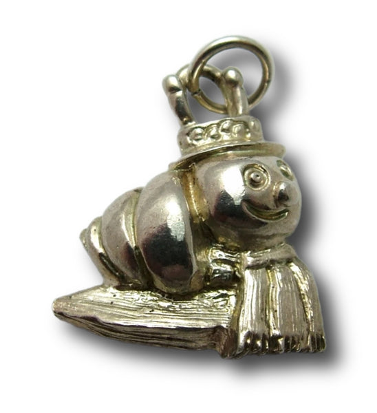 Vintage 1970's Silver Magic Roundabout Charm Brian the Snail HM 1972 Silver Charm - Sandy's Vintage Charms