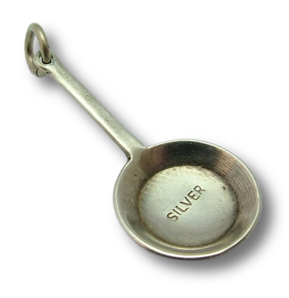 Vintage 1950's Silver Miniature Frying Pan Charm 1920s-1950s Charm - Sandy's Vintage Charms