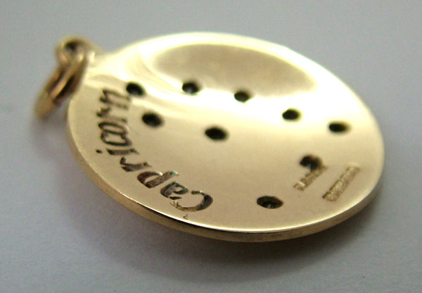 Vintage 1980's Solid 9ct Gold & Diamond Capricorn Zodiac Star Constellation Charm Gold Charm - Sandy's Vintage Charms