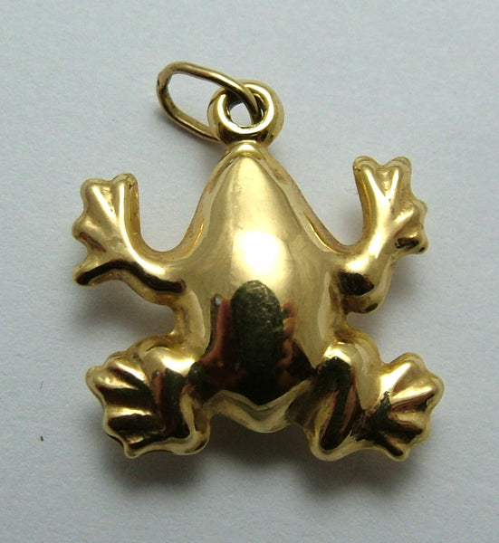 Vintage 1980's 9ct Gold Hollow Frog Charm Gold Charm - Sandy's Vintage Charms