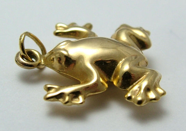 Vintage 1980's 9ct Gold Hollow Frog Charm Gold Charm - Sandy's Vintage Charms