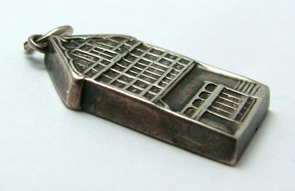 Antique Edwardian Hollow Silver Chester “God’s Providence House” Charm HM 1910 Antique Charm - Sandy's Vintage Charms