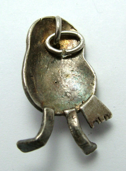 Large Vintage 1970's Silver Bird Charm or Pendant Silver Charm - Sandy's Vintage Charms
