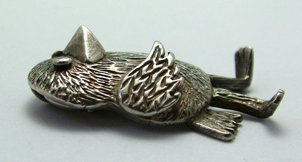 Large Vintage 1970's Silver Bird Charm or Pendant Silver Charm - Sandy's Vintage Charms