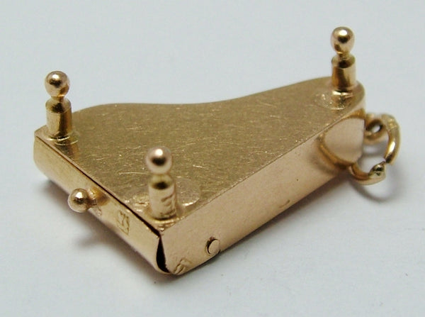 Vintage 1960's 18k 18ct Gold Opening Grand Piano Charm Keys Inside ...