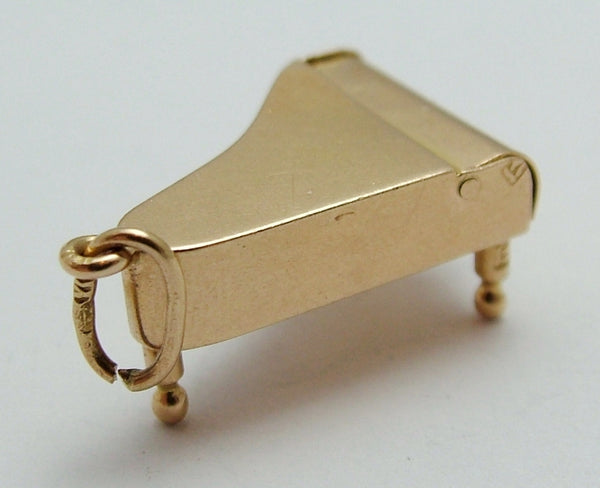 Vintage 1960's 18k 18ct Gold Opening Grand Piano Charm Keys Inside Gold Charm - Sandy's Vintage Charms