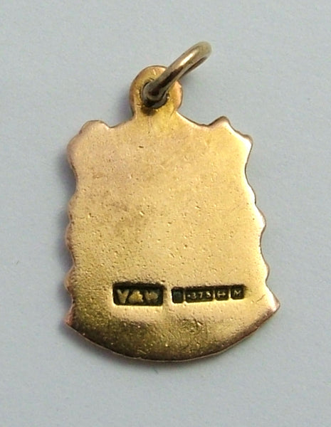 Vintage 1960's 9ct GOLD & Enamel Shield Charm for SALE in Cheshire Shield Charm - Sandy's Vintage Charms